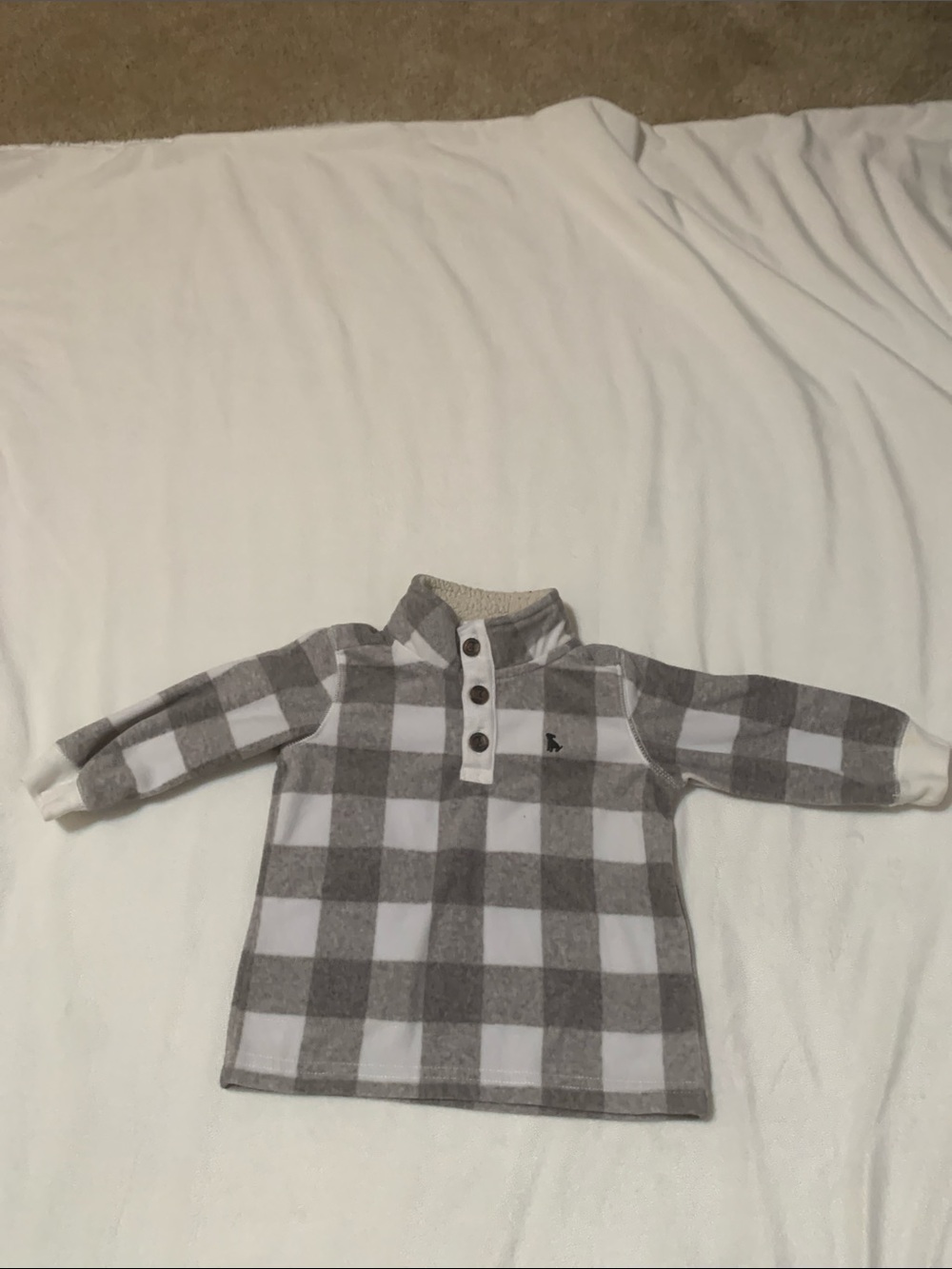 Carters baby fleece pullover 12 months